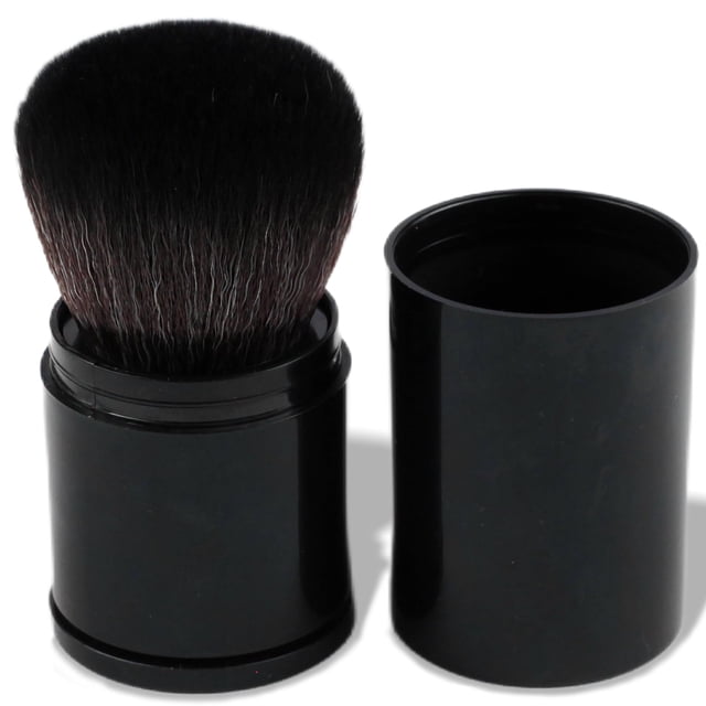 Brocha de maquillaje Brvlsoc retráctil Kabuki con cerdas suaves