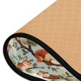 thumbnail image 4 of Fox Bird Butterfly Branch Hallway Runner Rug 2'X6' Non-Slip Washable Carpet Runner Kitchen Entryway Laundry Bedroom, 4 of 7
