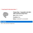 thumbnail image 2 of Timing Chain - Compatible with 2003 - 2005 Land Rover Range Rover 2004, 2 of 2
