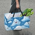 thumbnail image 7 of Cloud Large Foldable Oxford Cloth Storage Bin Basket, 7 of 7