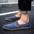 thumbnail image 2 of Men's Casual Shoes Breathable Comfortable Canvas Loafers Lightweight Stylish Footwear for Everyday Fashion, 2 of 9