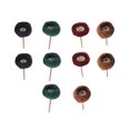 thumbnail image 3 of CHICHUMID 40Pcs Wheel Rotary Tool Nylon Green For Surface Smoothing Applications, 3 of 6