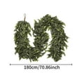thumbnail image 3 of Artificial Christmas Garland 6ft Green Cedar Pine, Realistic Cedar Garland for Fireplace Mantle Wall Indoor Outdoor Holiday Home Party Decoration, 3 of 7