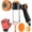 Orange, variant on Upgrade Dog Washing Hose Attachment, 8 Spray Patterns Dog Wash with 3.5oz 100cc Soap Dispenser, Dog Washing Gloves, Dog Bath Brush, Suitable for Watering Plant, Patio, Cleaning, Showering Pet