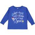 thumbnail image 3 of Inktastic Dance Like Frosty, Shine Like Rudolph, Give Like Santa Boys or Girls Long Sleeve Toddler T-Shirt, 3 of 5