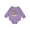 Lavender, variant on Monkey First Birthday Baby Fleece Bodysuit