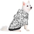 thumbnail image 2 of Fotbe winter Ski Element Sudadera con Estampado para Perros Pequeños – Suéter con Capucha para Mascotas, Tela Suave de Forro Polar con Bolsillo-Large, 2 of 7