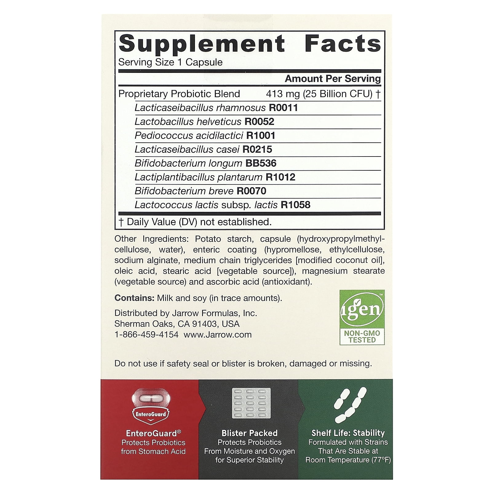 Jarrow Formulas - Jarro-Dophilus EPS Enhanced Probiotic System - 30 Capsules