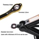 thumbnail image 4 of Llave de trinquete de gato de mango largo para coche, motocicleta, gato, llave de trinquete, reemplazo de manija de coche, manija de motocicleta, accesorios cruzados Monstrate VI001578-01, 4 of 6