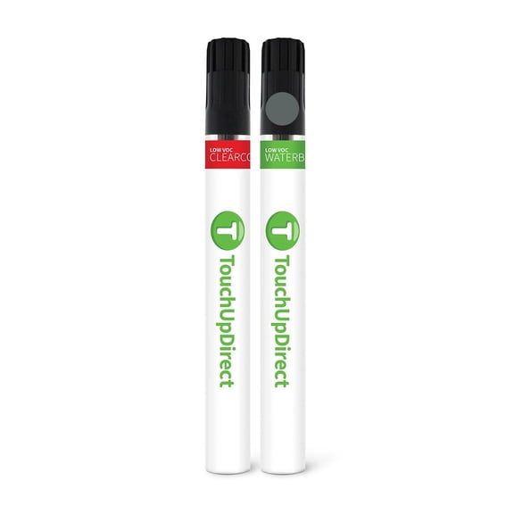 TouchUpDirect C4W/C54/WC4W/WC54 Skyscraper Gray Metallic Compatible with BMW Exact Match Touch Up Paint Brush - Essential Kit