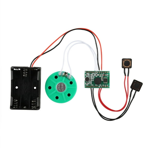 Voice Recorder For Stuffed Animal,DIY Greeting Card Module, 30s Recordable Voice Sound Module Voice Greeting for Christmas/Gifts