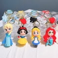 thumbnail image 4 of Disney-llaveros con colgante de Frozen para niños, llaveros de dibujos animados de Anime, Princesa, sirena, llavero de coche, llavero para bolsa de teléfono, joyería colgante, regalos, 4 of 5