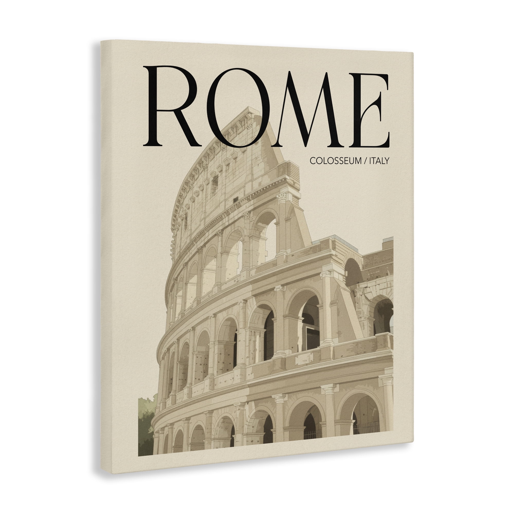 Stupell Industries Vintage Rome Colosseum Canvas Wall Art, design by Andreas Magnusson