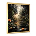 thumbnail image 2 of Designart "Amazonian Dream Exploring the Jungle II" Landscapes Framed Wall Art - Tropical Green Jungle Hallway Framed Wall Art Decor, 2 of 6