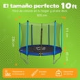 thumbnail image 3 of Trampolín Brincolín YEI 10 pies (3.0 mts) con Malla Protectora, 3 of 6