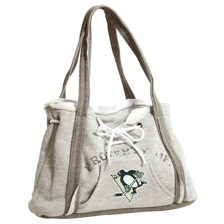Littlearth NHL Hoodie Purse Grey/Pittsburgh Penguins