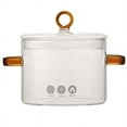thumbnail image 2 of Glass Instant Noodle Pot Oven Pans Sauce Pan Stainless Steel Sauce Pan with Lid Souk4812, 2 of 7