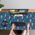 thumbnail image 4 of Long Mouse Pads for Desk,Dark Blue Princess Mermaid Sea Pattern Desk Mats on Top Of Desks, Desk Mouse Pad Extra Large with 3mm Non-Slip Base and Stitched Edge for Gaming,Office,Work,Home 47.3"x23.6", 4 of 6