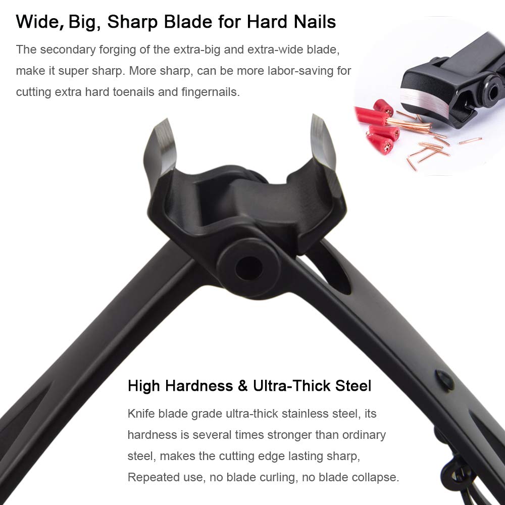 Extra Large Stainless Steel Toe Nail Clippers – Heavy Duty, Professional, For Thick Nails