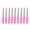 Rose Red, variant on FACEGA 9 Pcs Nail Buffer,Stainless Steel and Plastic Handle Metal Nail File,Portable and Efficient Filing Emery Boards for Nails,Rose Red