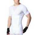 thumbnail image 1 of Camiseta de compresión para hombre, entrenador de cintura ajustable, corsé, cinturón delgado, moldeador de vientre Methold FS11386-06, 1 of 7