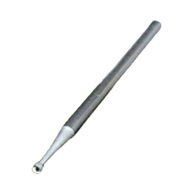 tamizeot Metal Jewelry Carving Bits Debur Wire End Tool Handy Solution To Smooth Rough Wire Ends For Jewelry Repair Rounder Silver 1.3mm