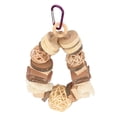thumbnail image 3 of Juguetes Para Masticar Pájaros, Divertidos Troncos De Cartón, Garras De Ejercicio De Madera, Juguetes Para Masticar Loros Para Agapornis, 3 of 7