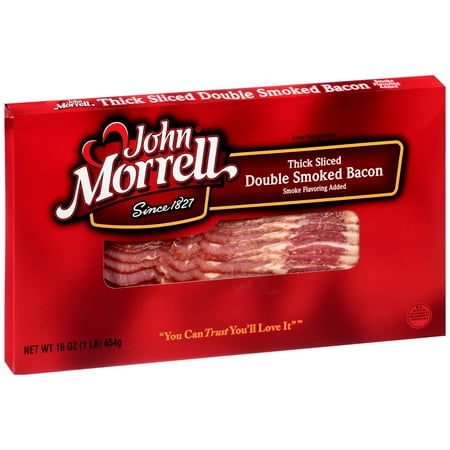 John Morrell® Thick Sliced Double Smoked Bacon 16 oz. Box