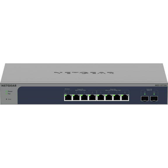 NETGEAR MS510TXM Managed L2  10G Ethernet (100/1000/10000) Gray
