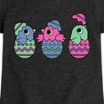thumbnail image 3 of Instant Message - Chicks In Eggs - Toddler And Youth Girls Short Sleeve Graphic T-Shirt, 3 of 6