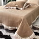 thumbnail image 2 of Colcha fina acolchada con volantes de encaje, funda de cama, colchón, Sábana, colcha de verano con fundas de almohada, tamaño Queen, 3 uds., 2 of 5