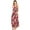 Red, variant on Love Stitch Women's Rose Print Maxi Dress w/ Pockets (S, Red)