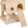 thumbnail image 4 of Pefilos 69" Cat Tree for Large Cats, Indoor Cat Tower for Cozy Plush Perches Multi-Level Cat Condo Play House, Beige, 4 of 11