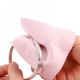 thumbnail image 4 of DESIGNICE 30Pcs Silver Polishing Cloth,No Fuzz Shedding Jewelry Cleaning Cloth,Streak-Free Wiping Jewelry Polishing Cloth,Style1, 4 of 4