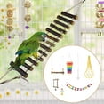 thumbnail image 4 of 7x Kit de Juguete para Loros Jaula Colgante de Columpio Masticar Juguete Suministros de Entrenamiento para Pájaros, 4 of 9