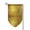 Fillet, variant on Garden Flag Gold Pattern Double Sided Small Yard Holiday Garden Flag for Outside Decor 12.5x18 Inch Fillet