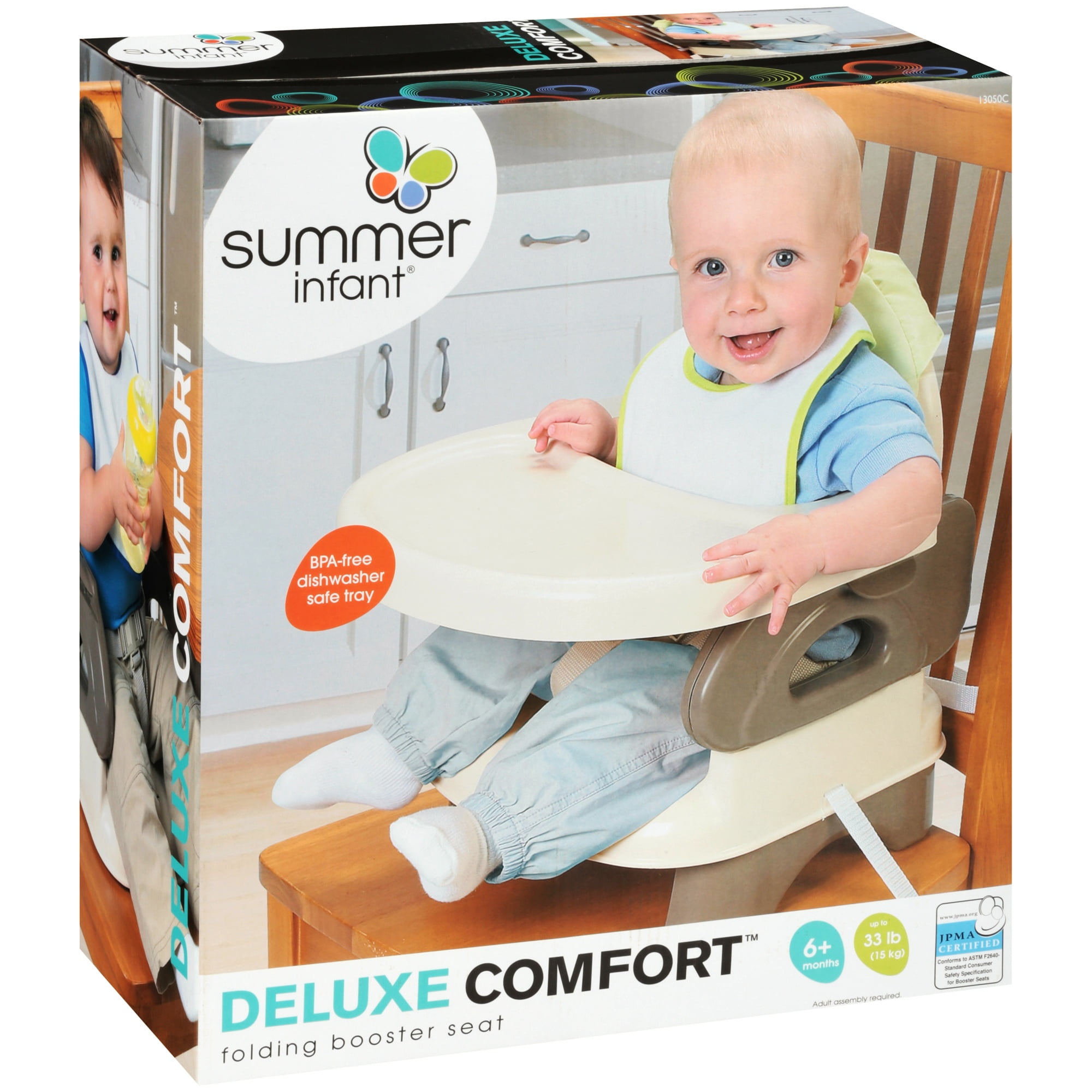 Infant Deluxe Comfort Booster Baby Seat Toddler High Chair Adjustable
