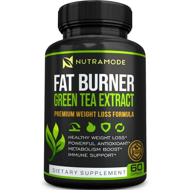 Suplemento premium para quemar grasa con extracto de té verde con EGCG, supresor natural del apetito, píldoras dietéticas saludables para bajar de peso que funcionan rápido para mujeres y hombres, pot