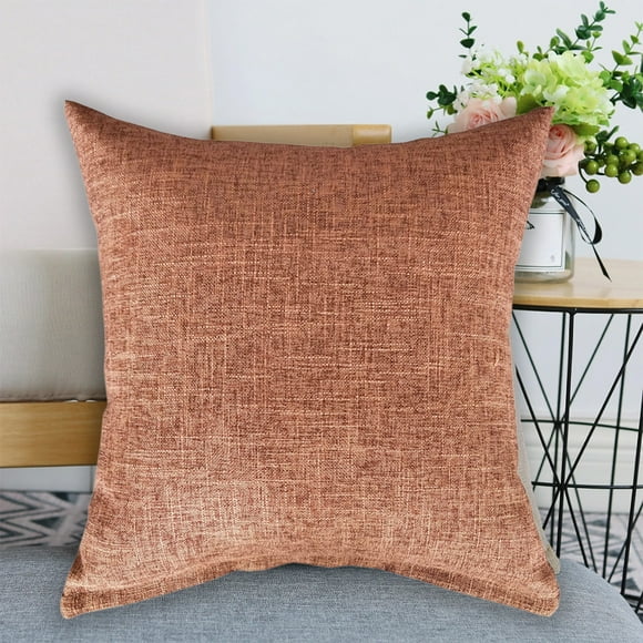 Rvkxad 16 Inch Pillow Cover, Square Cushion Case with Solid Color, Sofa Pillow Cover, Bedroom Decor