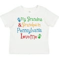thumbnail image 3 of Inktastic Pennsylvania Grandma and Grandpa Love Me Boys or Girls Toddler T-Shirt, 3 of 5