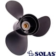 thumbnail image 2 of New Aluminum Propeller Compatible With Yamaha 2 Cyl 2 Stroke 10 Spline 25 1980-2010 3211-099-10 22002 48-3808T 664-45945-00-00 664-45945-00-El Qa3808R Diameter 9.9 Pitch 10 Blades 3 Spline Tooth 10, 2 of 2
