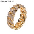 thumbnail image 1 of Funie Fashion Twisted Ring Creative Jewelry Ring Cubic Zirconia Alloy Finger Ring for Gift, 1 of 8