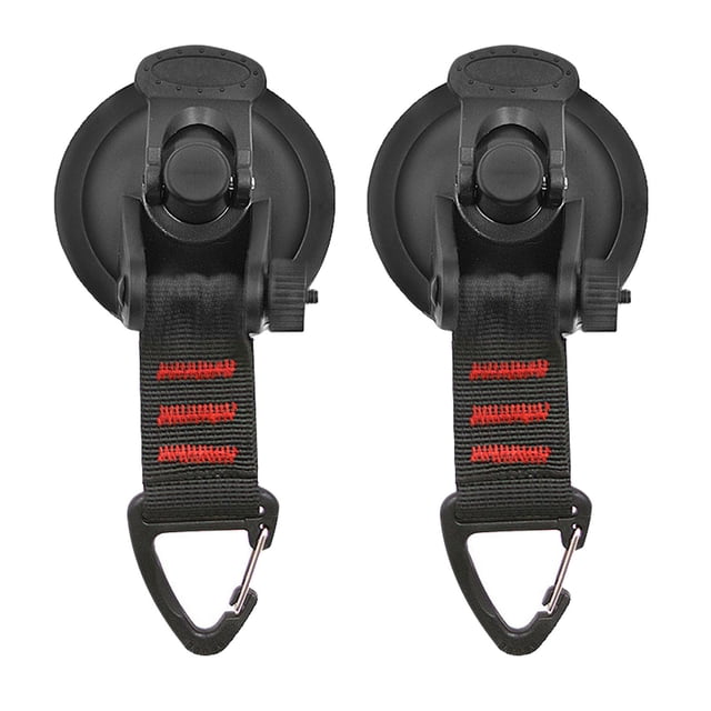 Ventosa para tienda de campaña de coche para casa y viajes al aire libre. Ventosa portátil con rotación de 360 grados. Hebilla de montañismo. Gancho de nailon reforzado.