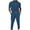 Blue, variant on VBTAPA Men's Tracksuits 2 Piece Casual Athletic Jogging Outfits Corduroy Polo Shirt and Pants Set Golf Track Suits Black M