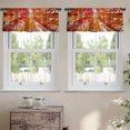 thumbnail image 2 of LALILO Kitchen Curtain Valance Tops Trees Autumn Forest Rod Pocket Window Curtain 52"x 18" Set of 2, 2 of 5