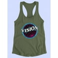 thumbnail image 3 of Desire Is Born With Vision Racerback Tank Women -Image by Shutterstock, Female Small, 3 of 4
