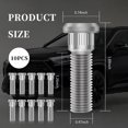 thumbnail image 2 of 10PCS Car Wheel Studs Kit OEM#610-266 90942-02049,M12x1.5 Steel Lug Bolts for Holding Wheel Securely,Car Parts Wheel Lug Studs Compatible with Chevrolet Lexus Toyota Scion , 2 of 6