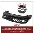 thumbnail image 4 of Kojem Front Bumper Hood Mesh Grille Grill JDM Style for 2012 Honda Civic 4DR Sedan HO1200206, 4 of 11