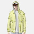 thumbnail image 3 of Picia Cute Frog3 Women's Men's UPF 50+ Sun Protection Hoodie Shirt Long Sleeve SPF Fishing Outdoor UV Hiking Lightweight Shirts-X-Large, 3 of 9