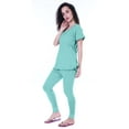 thumbnail image 2 of Moomaya Womens Nightwear Set Pyjama Cotton Sleepwear 2 Pcs Nightdresses, 2 of 7